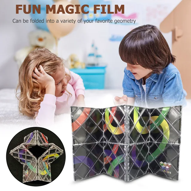 Twisty Cubo Magician Professional Cube Classic Toys Cube Puzzle Lingao 8 Panels Folding Puzzle Cubes 1