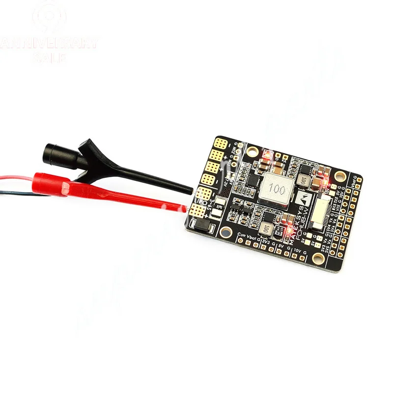 Matek Mateksys PDB FCHUB-W 3-6S Встроенный 4 BEC 5V/10V 2A Датчик тока специальная распределительная