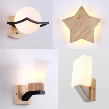 

nordice abajur crystal wall lamp crystal luminaria wood crystal corridor living room bedroom wall lights for home wall lamp