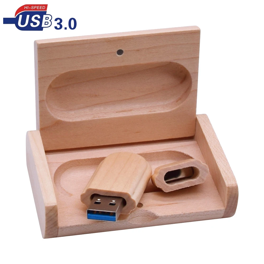 Usb 3 0 Регулируемый кленовый флэш-диск 32 Гб 64 ГБ 16 8 Свадебные флэш-сделки