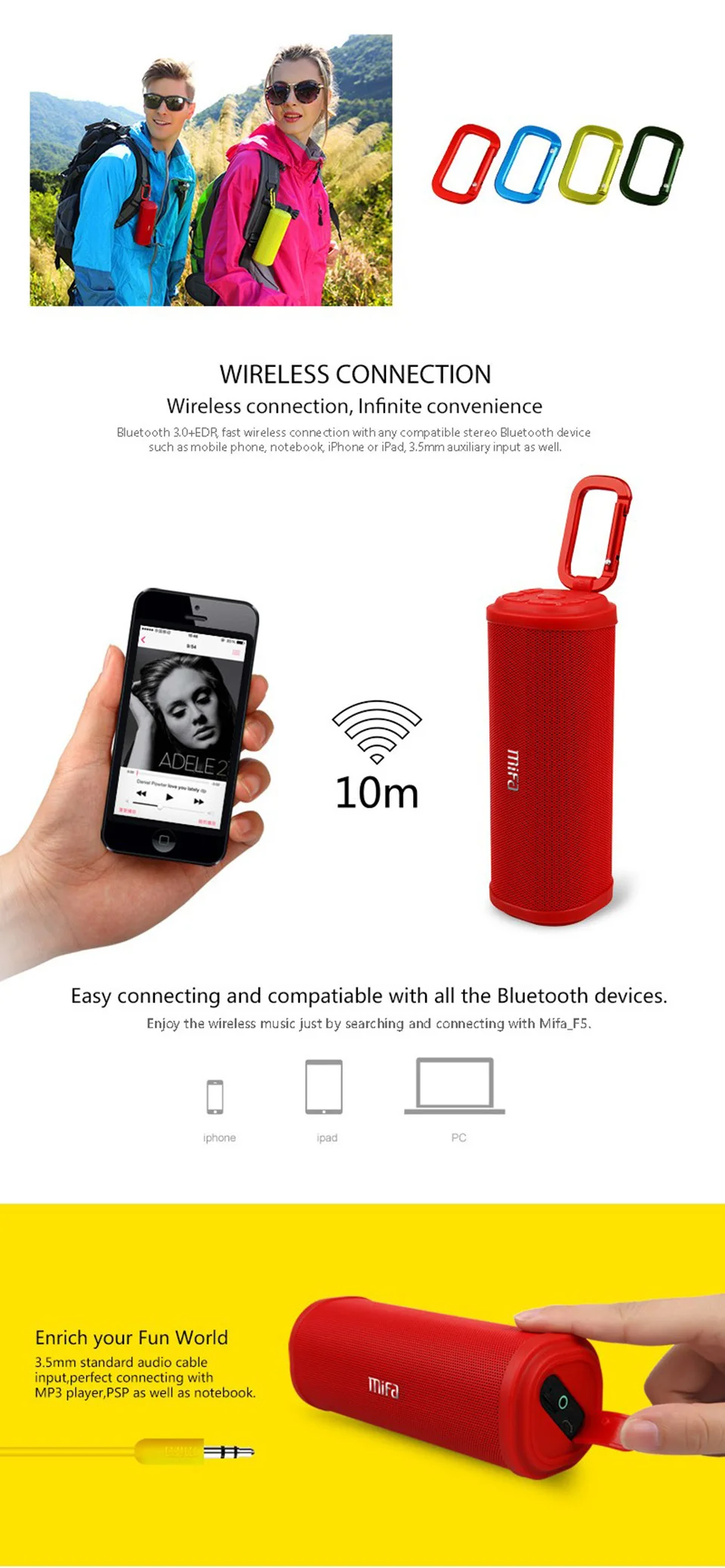 mifa f5 bluetooth speaker