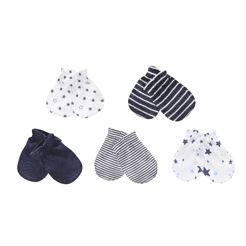 Best Price Gloves Scratch Mittens Baby Newborn Protection-Face Cotton 5pairs AANaJygX5