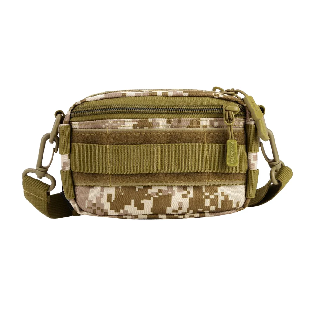 Mini Camouflage MOLLE Shoulder/Messenger Bag Pouch for Travel Sports Outdoor Gear Storage Hunting Accessories
