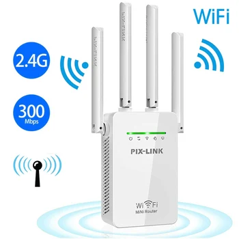 

Global Version WR09 Antenna Wireless Repeater Amplifier 300Mbps Wireless Wifi Repeater Router Signal Booster Extender Amplifier