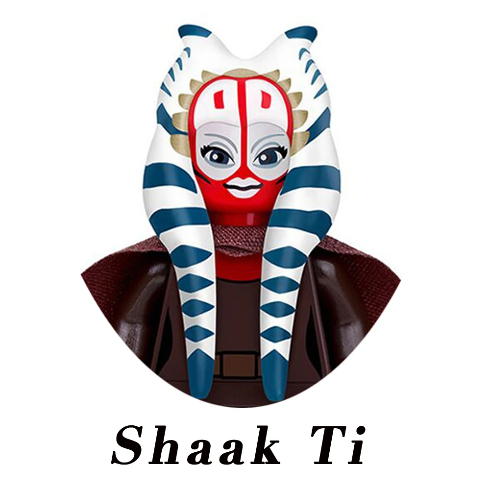 Disney Boba Fett Ahsoka Tano Building Blocks Yoda Obi-Wan Kenobi Shaak Ti Kylo Ren Count Dooku Mandalorianes Action Figure Toys