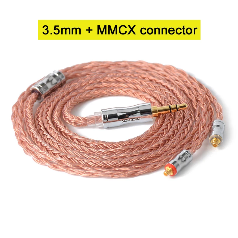 16 Núcleos, 3.5mm, 2.5mm, 4.4mm Plug, MMCX,
