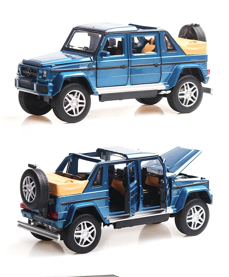 1/32 G650 внедорожник внедорожная литая модель автомобиля из металлического сплава Высокая симуляция машины огни Игрушки транспортные средства для детей Подарки для детей