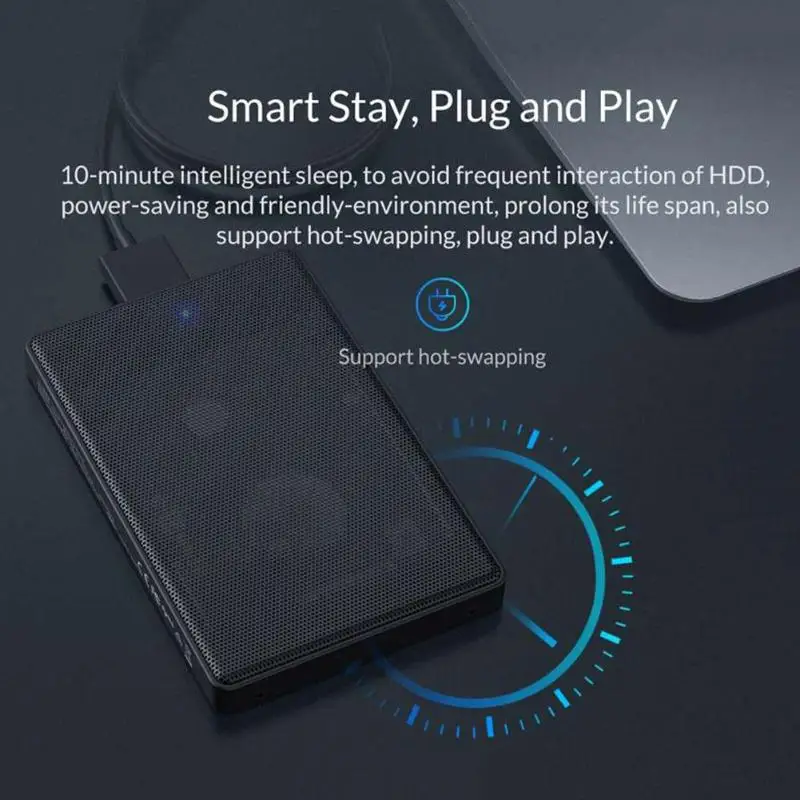 ORICO 2169U3 полностью сетчатый 2," чехол для жесткого диска SATA-USB 3,0 Micro B внешний жесткий диск Корпус для жесткого диска твердотельный диск SSD коробка