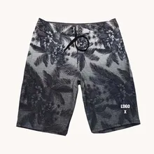 Новинка, брендовые пляжные шорты из спандекса для мужчин, пляжные шорты для плавания, мужские шорты для плавания, пляжные шорты Бермуды для отдыха