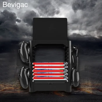 

Bevigac Universal Multi-function Game Card Disk Storage Holder Stand Bracket for Nintendo Nintend Switch Console Gamer