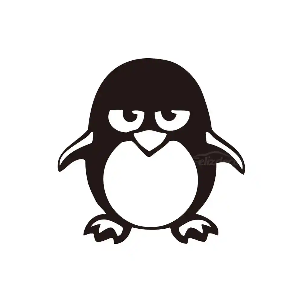 Grumpy наклейки с пингвинами на окна виниловые художественные рисунки для