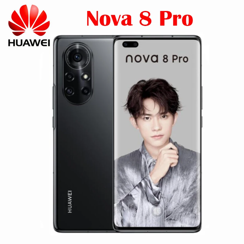 Смартфон Huawei Nova 8 Pro 5G Kirin985 экран мобильный телефон дюйма частота отражения 64 мп 6 72