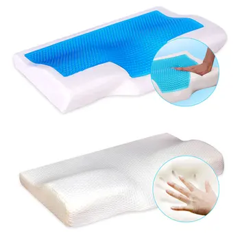 Orthopedic Memory Foam Pillow 50x30cm/60x35cm Slow Rebound Soft Ice-cool Gel Pillow Comfort Relax The Cervical For Adult Pillows 1