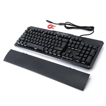 

2600 Home Office Wired Computer Keyboard With Hand Rest Computer Keyboard Set Led Backlight Light Effect Mechanical Keyboard