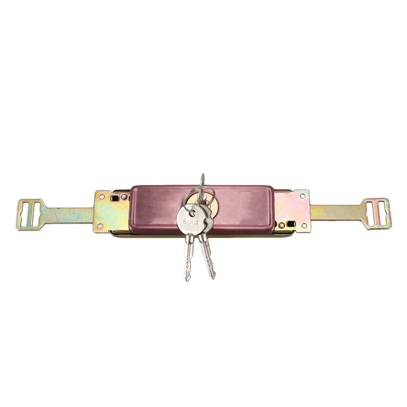 

Gold tone Cross Key Metal Center Rolling Shutter Door Lock for Garage