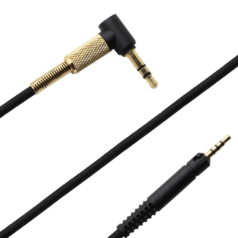Upgrade Replacement Stereo Audio Cable Extension Music Cord For Sennheiser Momentum 2 0 HD1 Over On Ear Headphones 1 2meters