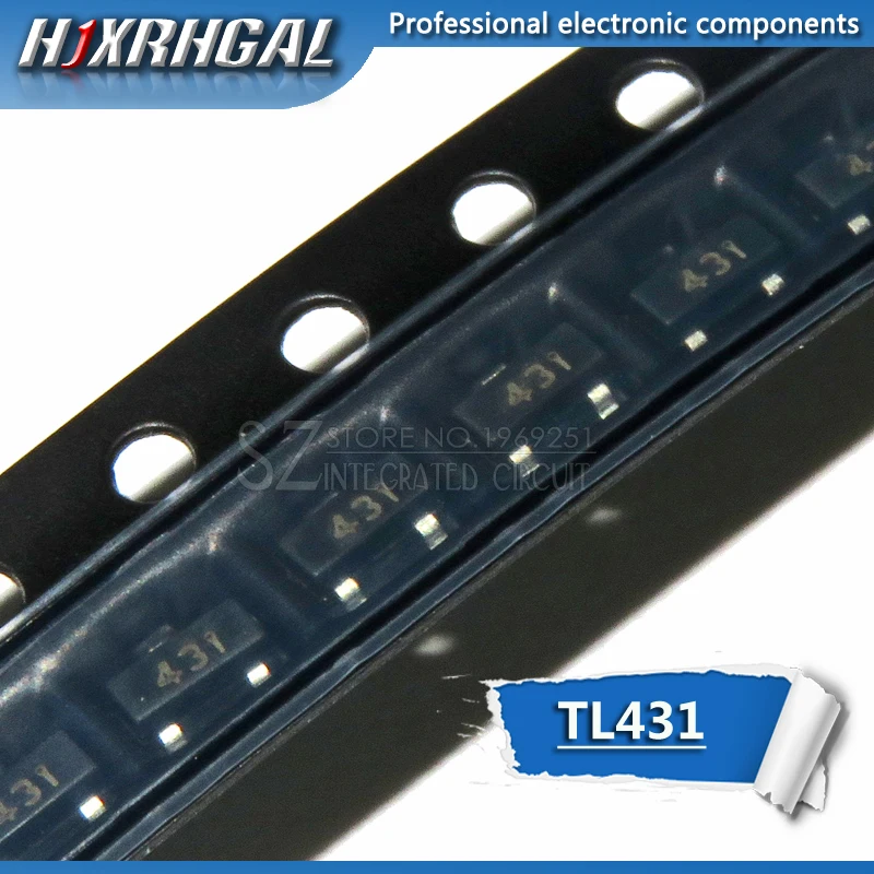 1 шт. TL431 SOT23-3 SOT23 TL431A SOT-23 431 SOT SMD регулятор напряжения IC | Электронные компоненты и