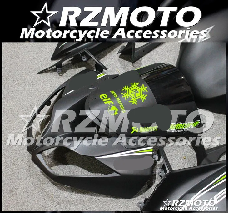 Мотоциклетный обтекатель abs Подходит для Kawasaki ZX6R 636 599 ZX-6R 2009 2010 2011 2012 корпусные детали пресс-форм Магазин № 0316