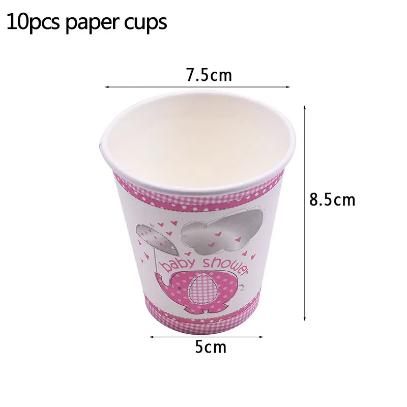 p03-10pcs paper cups Баннеры для мальчиков и девочек, вечерние принадлежности для украшения, одноразовая посуда для вечеринок, набор тарелок, чашки, соломинки, скатерть - Цвет: p03-10pcs paper cups