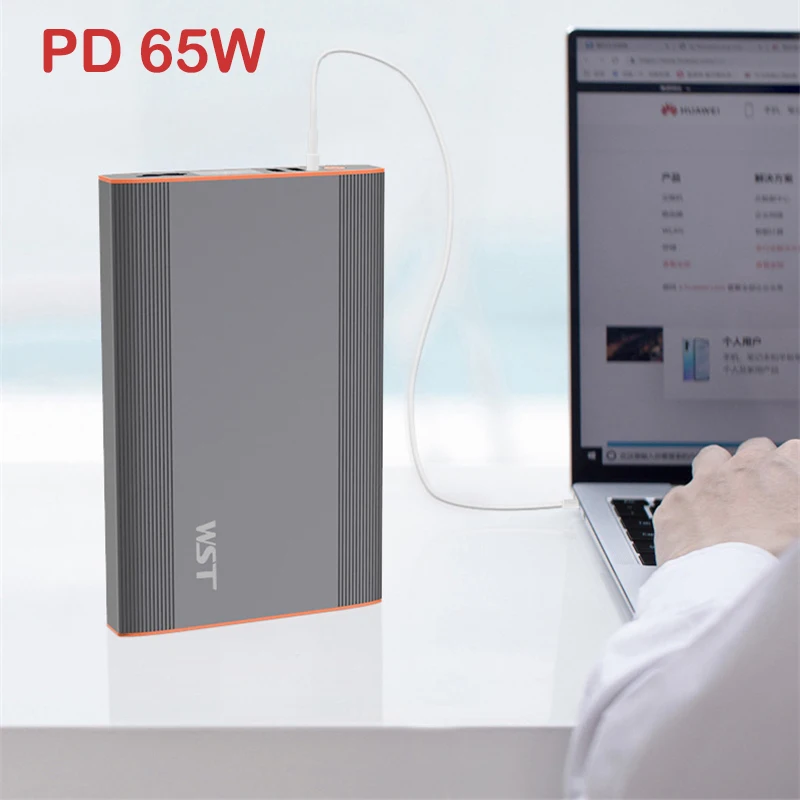 57600mAh Power Bank 100W Outdoor Power Supply PD 65W Fast Charging Powerbank for iPhone Xiaomi Huawei Laptop Notebook Powerbank portable charger for android