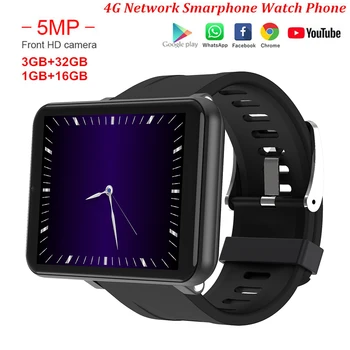 

DM100 4G 2.86 Inch Screen Smart Watch Android 7.1 3GB 32GB 5MP Camera 480x640 Resolution 2700mah Battery Smartwatch PK DM20 DM99