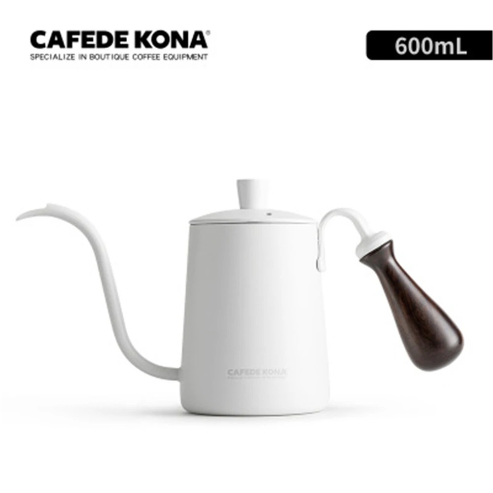 Кофейник KONA 360 мл/600 мл кофейник из нержавеющей стали гусиная шея капельный чайник