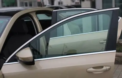 Для Skoda Octavia MK3 A7 нержавеющая Нижняя оконная хромированная отделка 8 шт. модификация автомобиля аксессуары для автомобиля