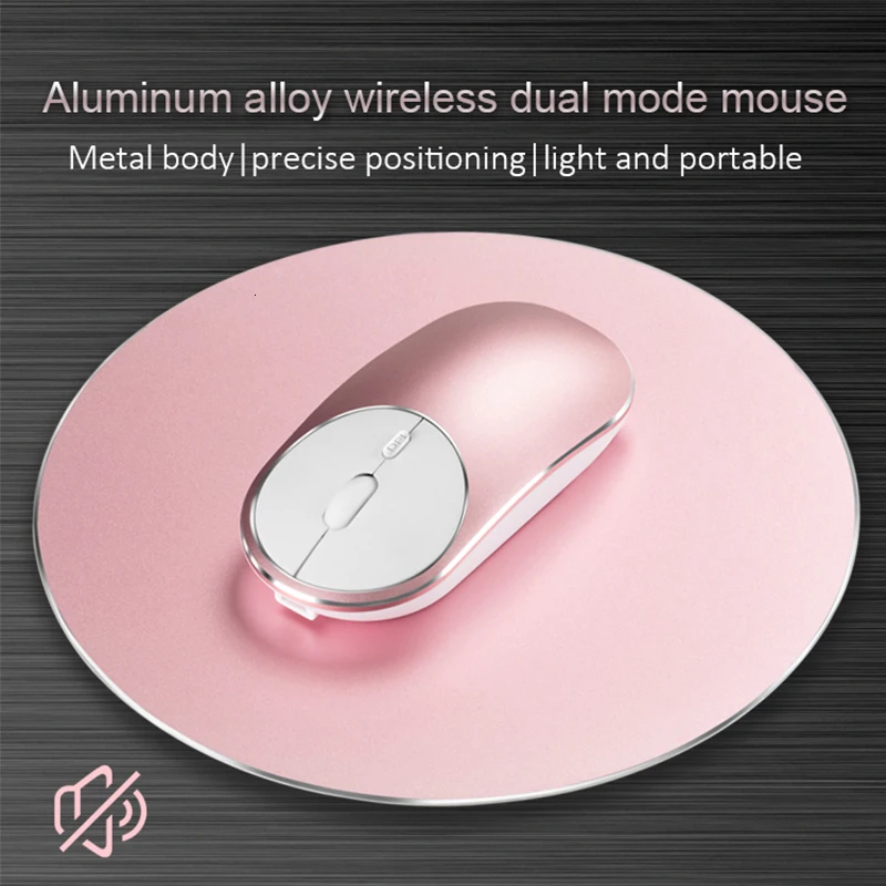 Bluetooth Wireless Silent Mouse Rechargeable Portable Computer Ergonomic Optical USB 3D Mause For PC Notebook Laptop Macbook Air