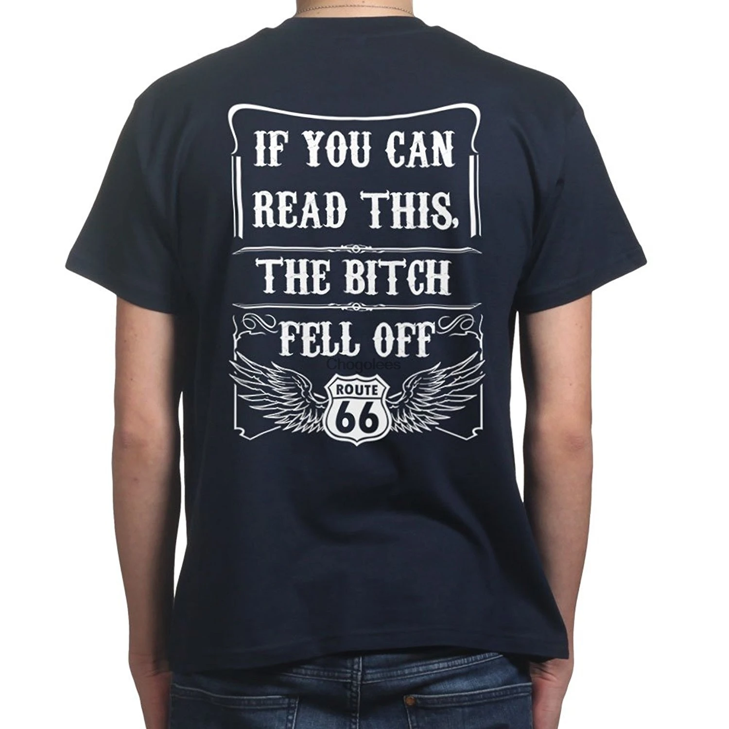 biker shirt if you can read this