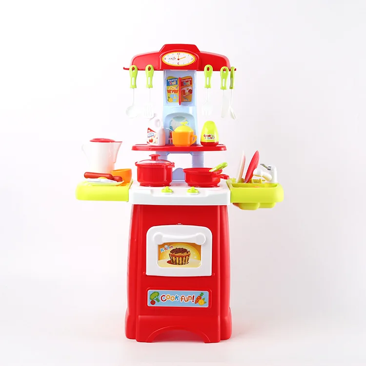  Model Children Play House Toys DIY Smart Kitchen Dining Table Set Multi-functional with Concert Wat - 4000267428182