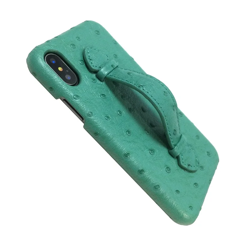 Чехол держатель из натуральной кожи на ремешке для iPhone X XS Max 7 8 Plus SE2 роскошный