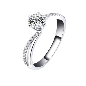 

18K Gold Wedding Diamond Ring Women Seeking Marriage Diamond Ring Diamond Wedding Ring Genuine