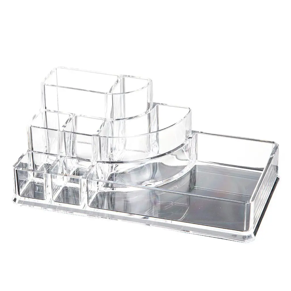  Acrylic Jewelry Cosmetic Storage Drawers Display Transparent Makeup Organizer Boxes Case Cosmetic S