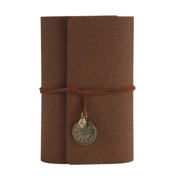 

Notebook A6 Loose-leaf Retro Bandage Pocket Watch Creative Hand Account Book Students Diary Notebooks