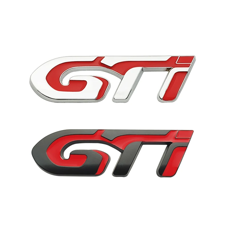 Autocollant Décoratif Logo Décoratif Inscription Voiture, Pour Peugeot 107 206 207 208 308 307 407 508 2008 3008 3008 3008, Remplacement 3D Autocollants Protection, Accessoires Changement, Argent