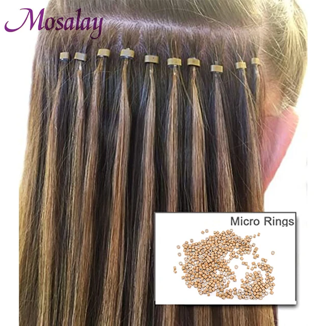 Copper Hair Extensions Ring Beads  Hair Extensions Nano Rings - 1000pcs  Hair - Aliexpress