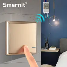 Interrupteur d'éclairage étanche sans fil, 110/220V, télécommande pour plafonnier