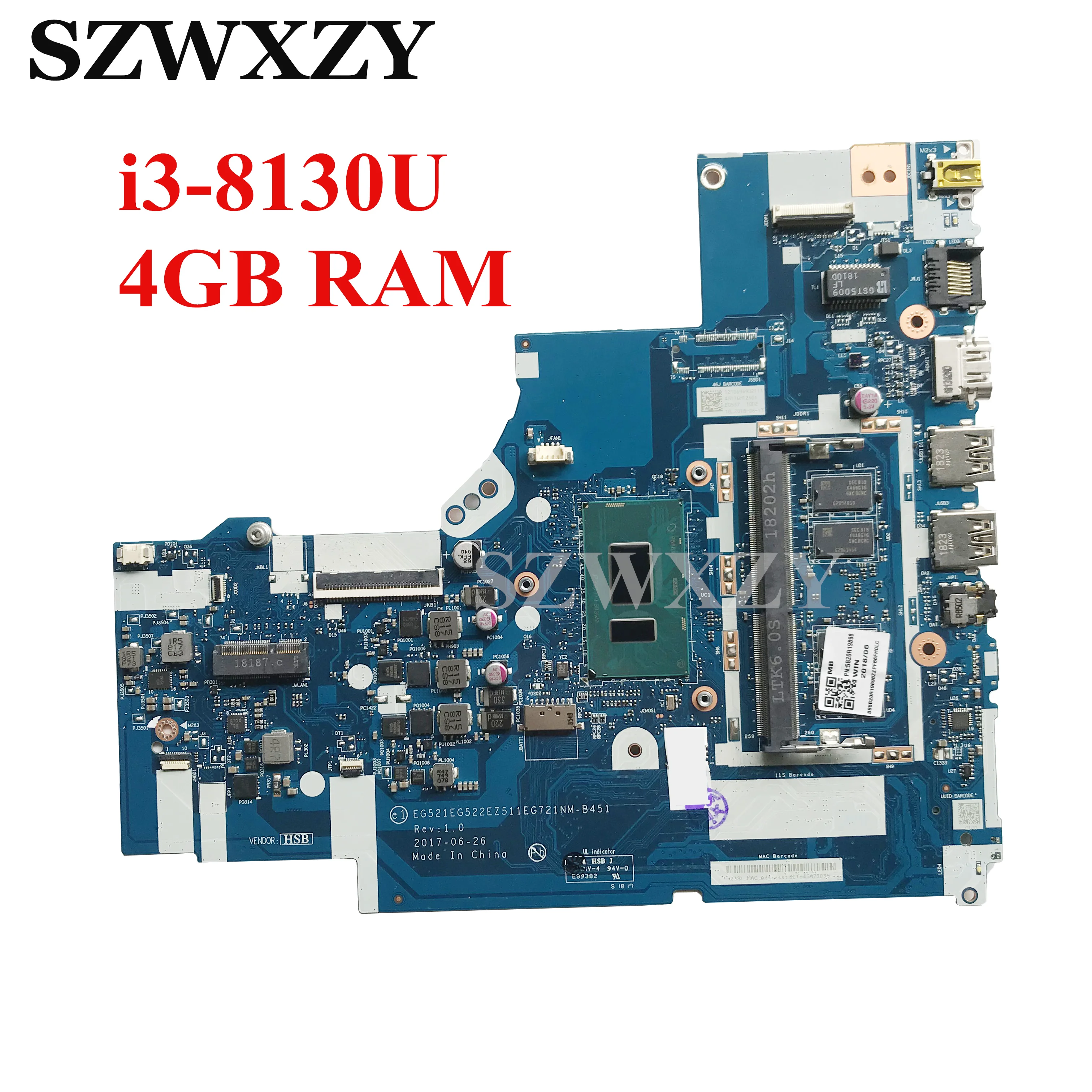 For Lenovo Ideapad 330 15IKB 330 17IKB Laptop Motherboard 5B20R19898 NM ...