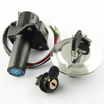 

Ignition Switch Fuel Gas Cap Seat Lock Key Kit For Yamaha YBR125 2005-2009