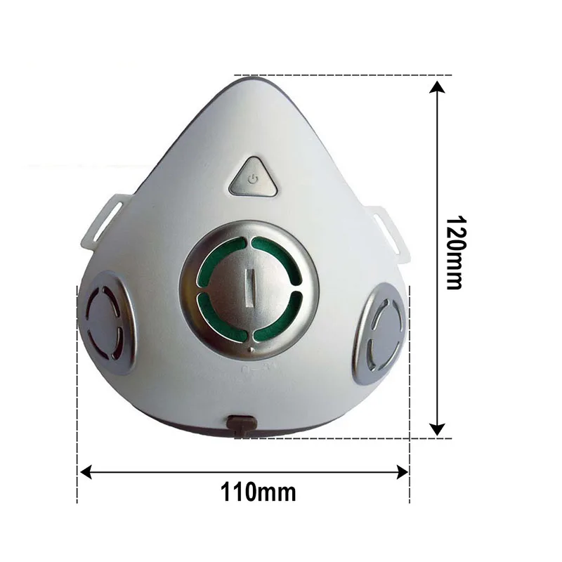 new Electric Anti-Fog Face Mask Air Purification Respirator Automatic Fresh Air Mouth Masks Saliva protection mask