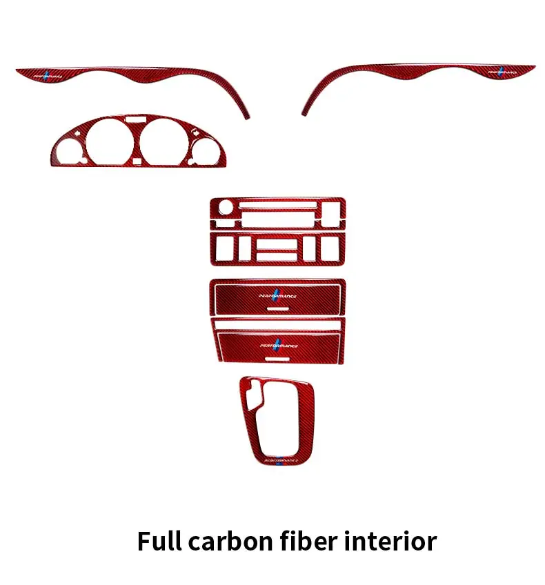 Для BMW E46 карбоновая накладка приборной панели для салона автомобиля Центральная панель управления коробка для хранения декор 1998-2004 3 серии