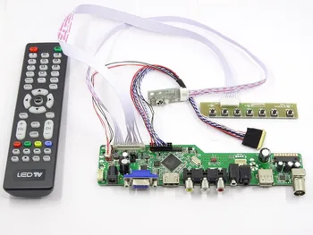 

Latumab LCD/LED Controller Driver Board For LP156WH3-TLS2 LP156WH3-TLF1 TV+HDMI+VGA+CVBS+USB LED Screen