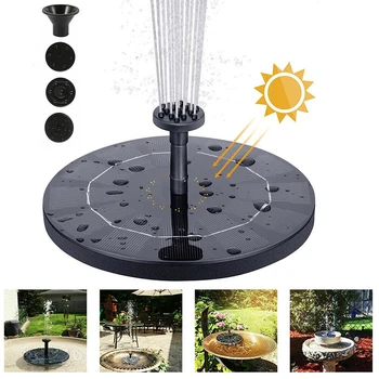 

Solar Power Water Fountain Pump Garden Landscape Outdoor Solar Panel Bird Bath Floating Water Fountain Pump Garden Decor
