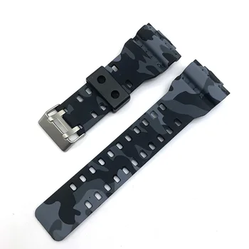 

16mm Silicone Watchband For Shock GA-110/100/120/200 GR-8900 GD-100 Men Sport Waterproof Bracelet Band Strap Watch Accessories
