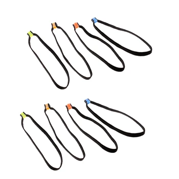 

12pcs Tippet Spool Tenders with Elasticity Tippet Rings Fly Line Leader Tippet Fly Fishing Accessories Equipment Multi Color