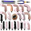 Flexible And Bendable Sex Machine 3XLR Attachment Dildo Suction Cup Anal Plug Love Machine Extension Rod For Women Products 1