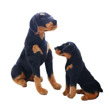 

Stuffed Animals Rottweiler Plush Lifelike Dog Soft Doll Real-life Dogs Kids Toys Home Decor Birthday Christmas Gift for Child