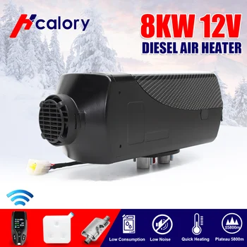 

Hcalory Car Heater 12V 8000W Air Diesels Heater Eberspacher Parking Heater with Remote Control LCD Monitor for webastos Motor