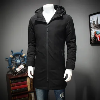 

Big Size Cotton-padded Jacket Male Winter Fat Man Medium Length Money Thicken Cotton-padded Jacket Men's Wear Plus Fat plus