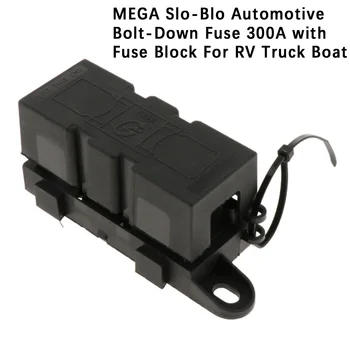 

For RV Truck Boat Fuse Box Automotive Bolt-Down Fuse 300A Nylon PA66 New High Quality